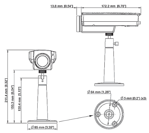 AXIS Q1755 50HZ POE - Kamery kompaktowe IP