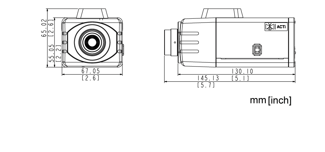 ACTI E21 z obiektywem stałoogniskowym - Kamery kompaktowe IP