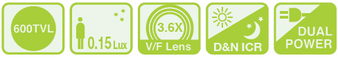 Samsung SCV-2081 - Kamery kopułkowe Samsung SCV-2081 - Kamery kopułkowe